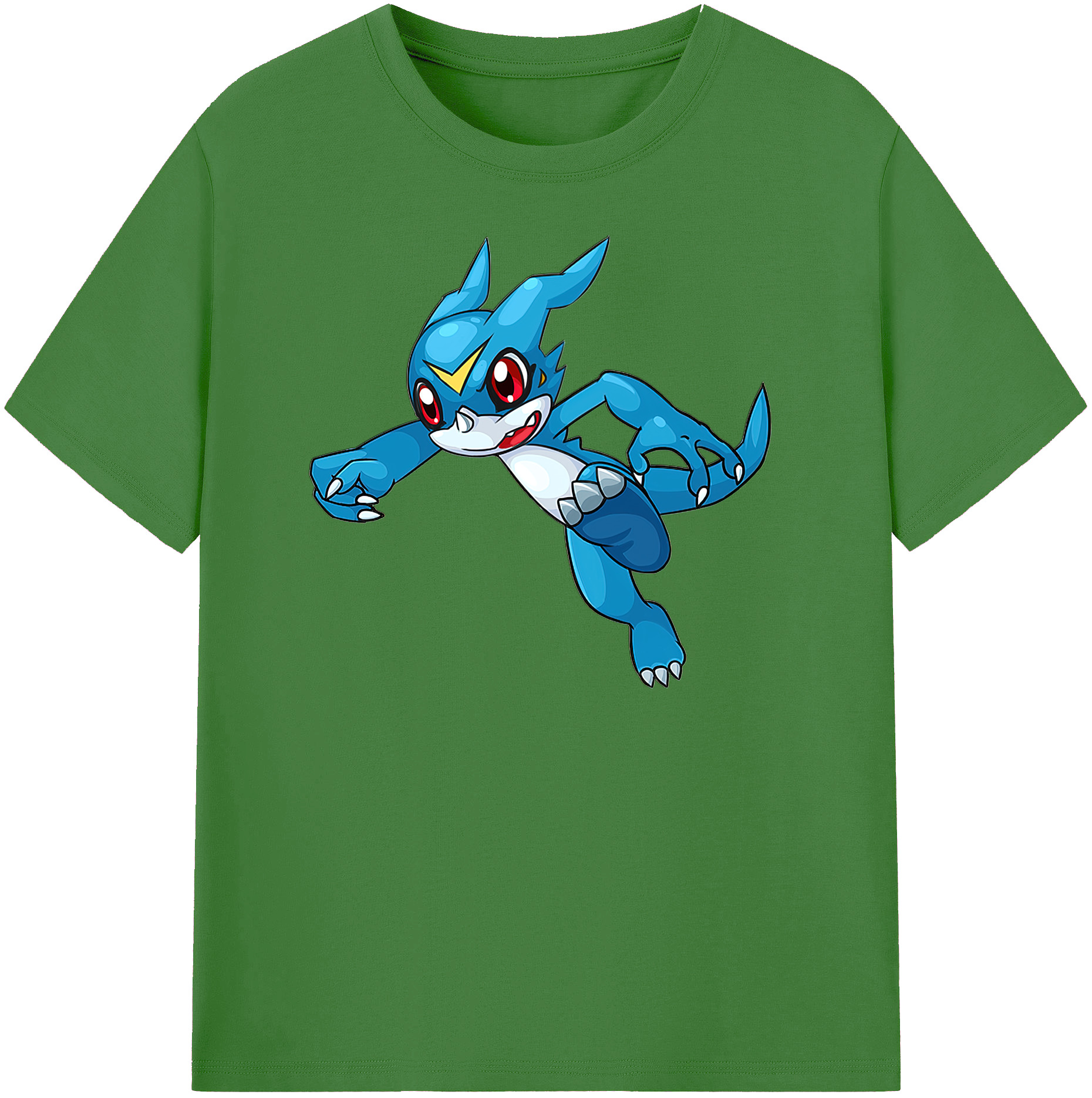 （画像用） Digimon デジタルモンスター/デジモン レディースカジュアルプリントTシャツ（綿100％）